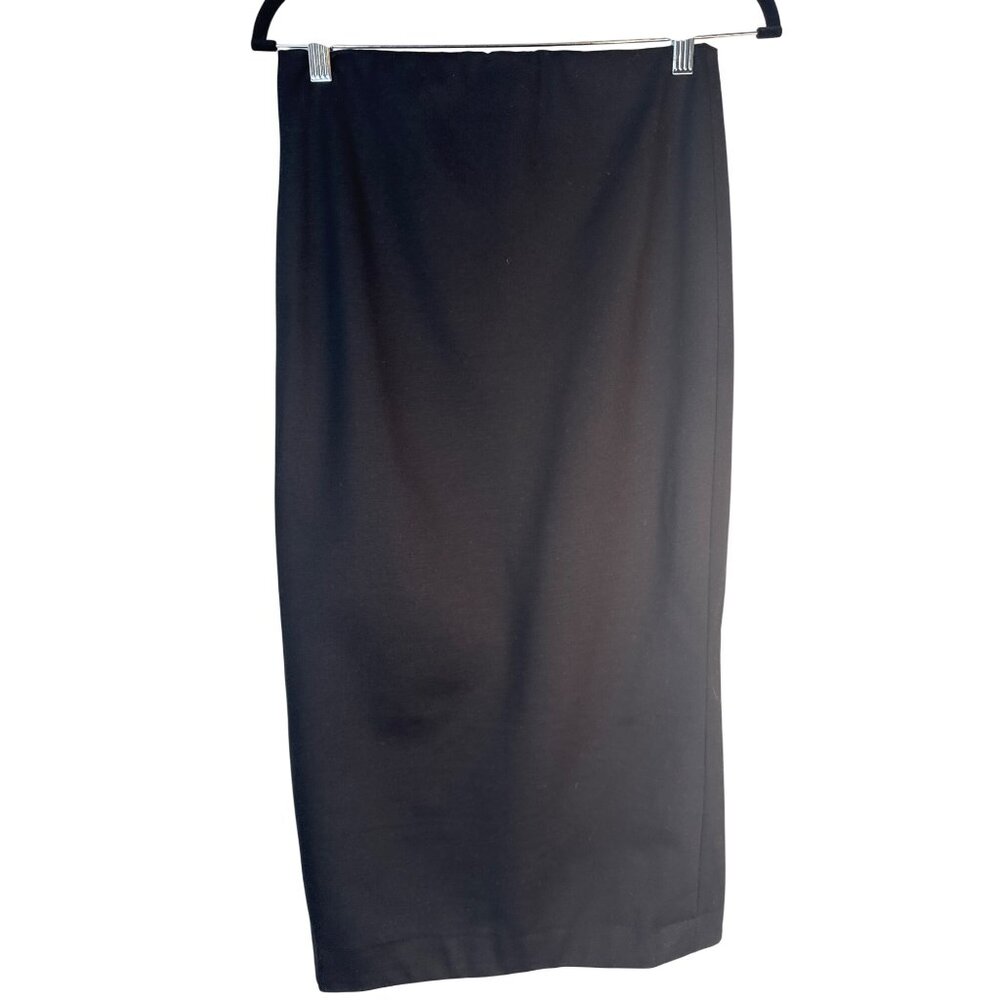 Banana Republic Small Black Pencil Skirt Size Small Elastic Waist Stretch 31" Le